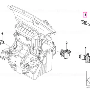 Lichidare de stoc Senzor temperatură evaporator - BMW - Mini