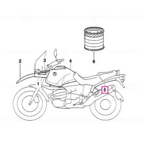 Ofertă specială Capac roată spate grunduit - BMW Motorrad