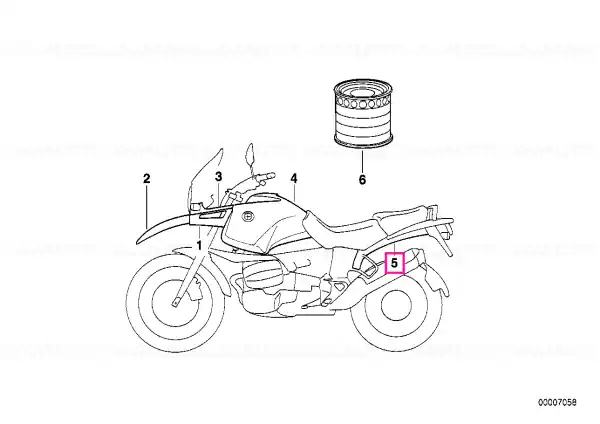 Ofertă specială Capac roată spate grunduit - BMW Motorrad