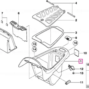 Preț mic Compartiment depozitare spate - BMW Motorrad
