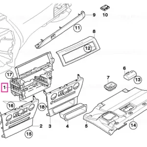 Super ofertă Purtător instrument, tablou bord - BMW