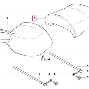 Promoție Scaun aluminiu/negru spate - BMW Motorrad