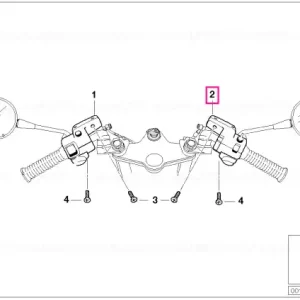 Comutator combinat dreapta lumină continuă - BMW Motorrad Reducere de preț
