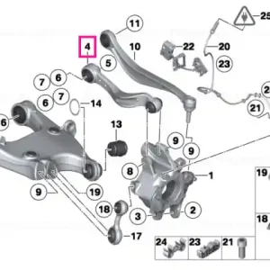 Brat suspensie spate - BMW Disponibil imediat