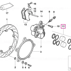 Set reparație etrier D=32/36MM - BMW Motorrad Ofertă limitată