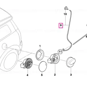 Preț redus Curea tragere actuator clapetă combustibil - BMW - Mini