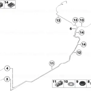 Țeavă cu furtun protecție M10/M12 - BMW Vezi acum