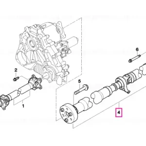 Asamblu arbore transmisie spate L=1260MM - BMW Retur ușor