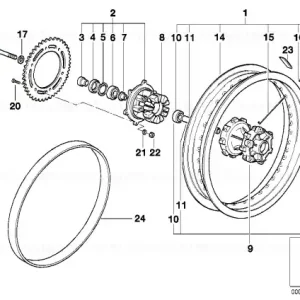 Ax cu eliberare rapidă D=17 - BMW Motorrad Cumpără online