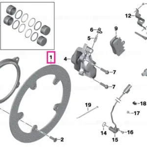 Promoție Rotor frână offset, față D=320-5,0MM - BMW Motorrad