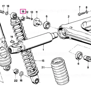 Piuita hexagonala M12-8-ZNS3 - BMW Motorrad Disponibil imediat
