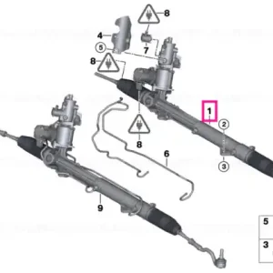 Schimb caseta directie activa - BMW Livrare rapidă