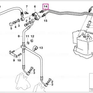 Reduceri Țeavă frână circuit control față - BMW Motorrad
