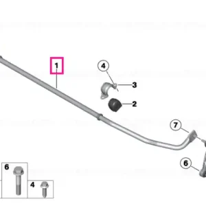 Stabilizator spate D=20,5MM - BMW Mai ieftin