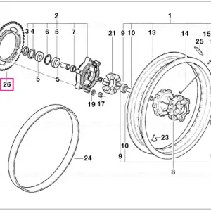 Cumpără acum Roată dințată oțel Z=47 - BMW Motorrad