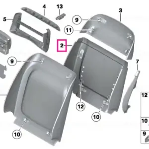 Secție spate scaun confort inferior VENETOBEIGE - BMW Cumpără online