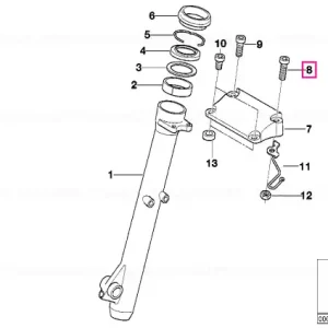 Șurub cilindric M8X55/HI.LINKS - BMW Motorrad Preț promoțional