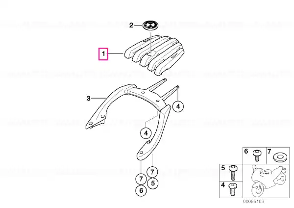 Preferatul clienților Suport bagaje - BMW Motorrad