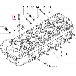 Șurub ISA M7X40,4 - BMW Transport gratuit