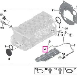 Retur ușor Deflector ulei - BMW