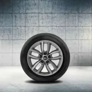 Discount Janta aliaj usor - 5 Star Double Spoke R124 - Gri (Anthracite Grey) - 7Jx17 ET:50 - Mini Countryman R60, Paceman R61