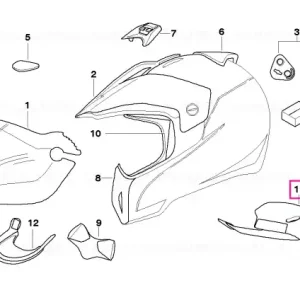 Promoție Set pernițe obraz cască Enduro 61-62 - BMW Motorrad