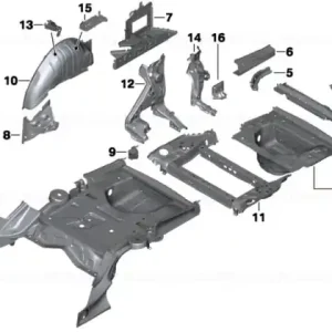 Bestseller Întărire longeron lateral stâng - BMW