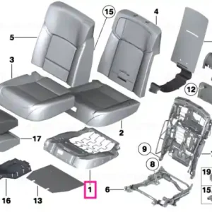 Vezi acum Cadru scaun Comfort stânga - BMW