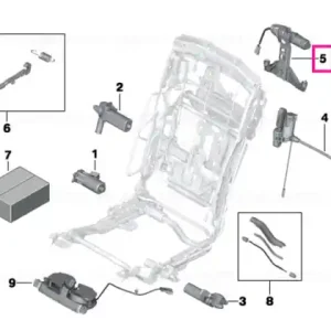 Acționare ajustare apoiaoară verticală - BMW Ofertă de sezon