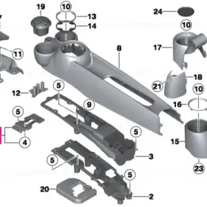 Reduceri Suport consolă frână mână - BMW - Mini