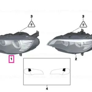 AHL-xenon headlight, left - BMW Reduceri