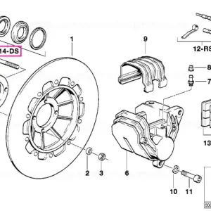 Set reparație etrier frână D=48MM - BMW Motorrad Preț redus