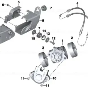 Disponibil imediat Servo unit, exhaust flap - BMW Motorrad
