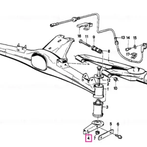 Retur ușor Push rod left - BMW