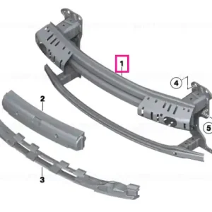 Livrare rapidă Carrier, bumper front - BMW - Mini