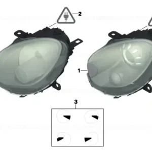 Reduceri Bi-xenon headlight, right - BMW - Mini