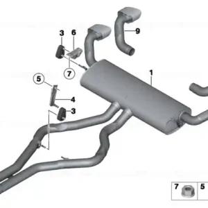 Capac reparatie esapament - BMW Ofertă limitată