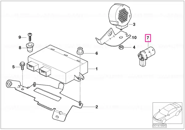 Ofertă specială Senzor ultrasonic Pure Silver M900 - BMW - Mini