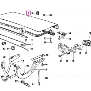Trunk lid - BMW Cel mai vândut