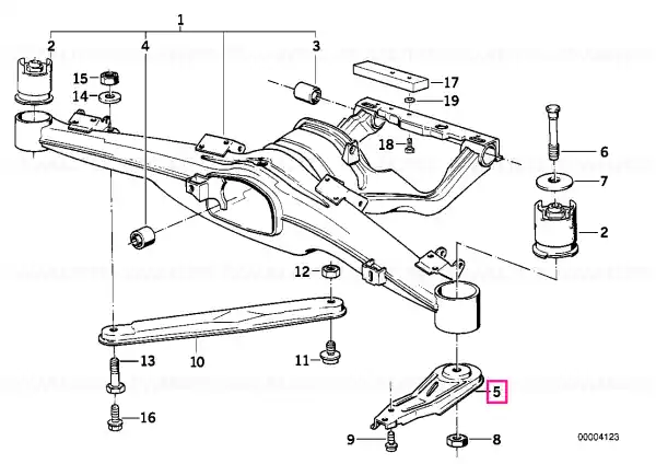 Push rod right - BMW Chilipir