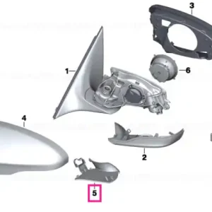 Set capace bază oglindă SHADOW-LINE - BMW Cumpără online