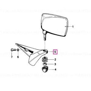 Mirror base right - BMW Motorrad Ofertă de sezon