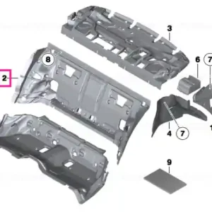 Sound insulating front trunk panel - BMW Vezi acum