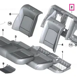 backrest frame el. fa - BMW Ofertă exclusivă