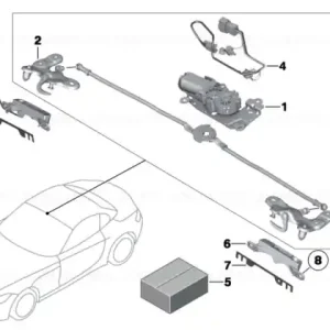 Base plate right - BMW Preț promoțional