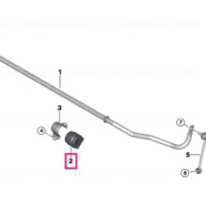 Suport cauciuc stabilizator D=15MM - BMW Ofertă exclusivă
