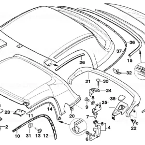 Weatherstrip - BMW Mai ieftin