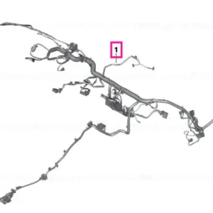Wiring harness, instrument panel - BMW Nu rata