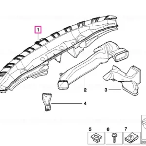 Warm air duct - BMW Lichidare de stoc