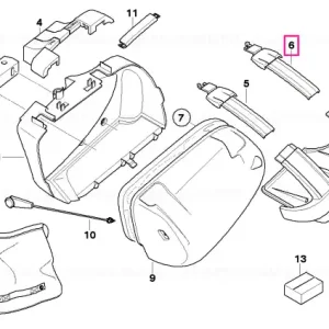 Nu rata Adjuster unit, rear left - BMW Motorrad